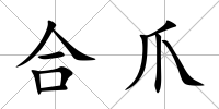 合爪