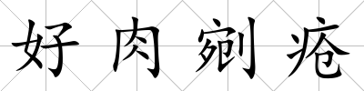 好肉剜瘡