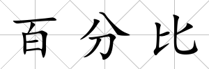 百分比