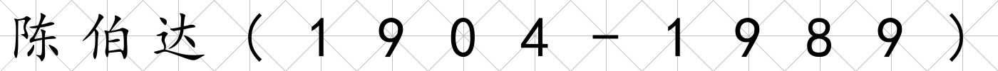 陳伯達(1904-1989)