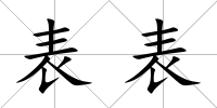 表表