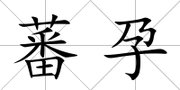 蕃孕
