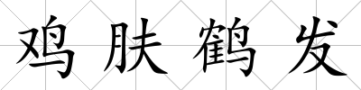 雞膚鶴發(fā)
