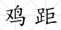 雞距