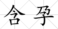 含孕
