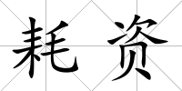 耗資