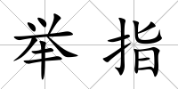 舉指