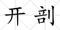 開剖