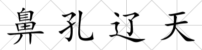 鼻孔遼天