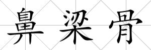 鼻梁骨