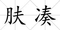 膚湊