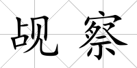 覘察