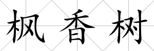 楓香樹
