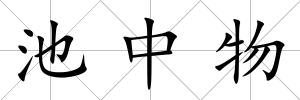 池中物