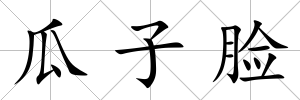 瓜子臉