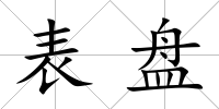 表盤