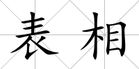 表相