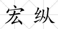 宏縱
