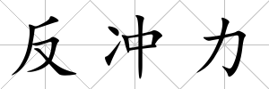 反沖力