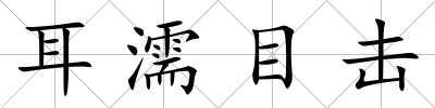 耳濡目擊