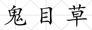 鬼目草
