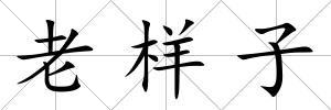 老樣子