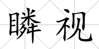 瞵視