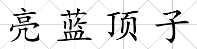 亮藍頂子