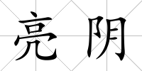 亮陰