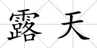 露天