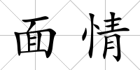 面情