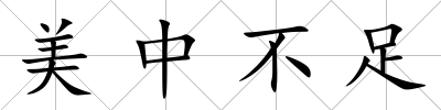 美中不足