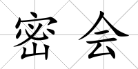 密會