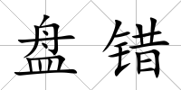 盤錯(cuò)