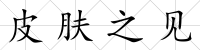 皮膚之見