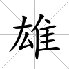 雄