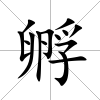 孵
