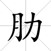 肋